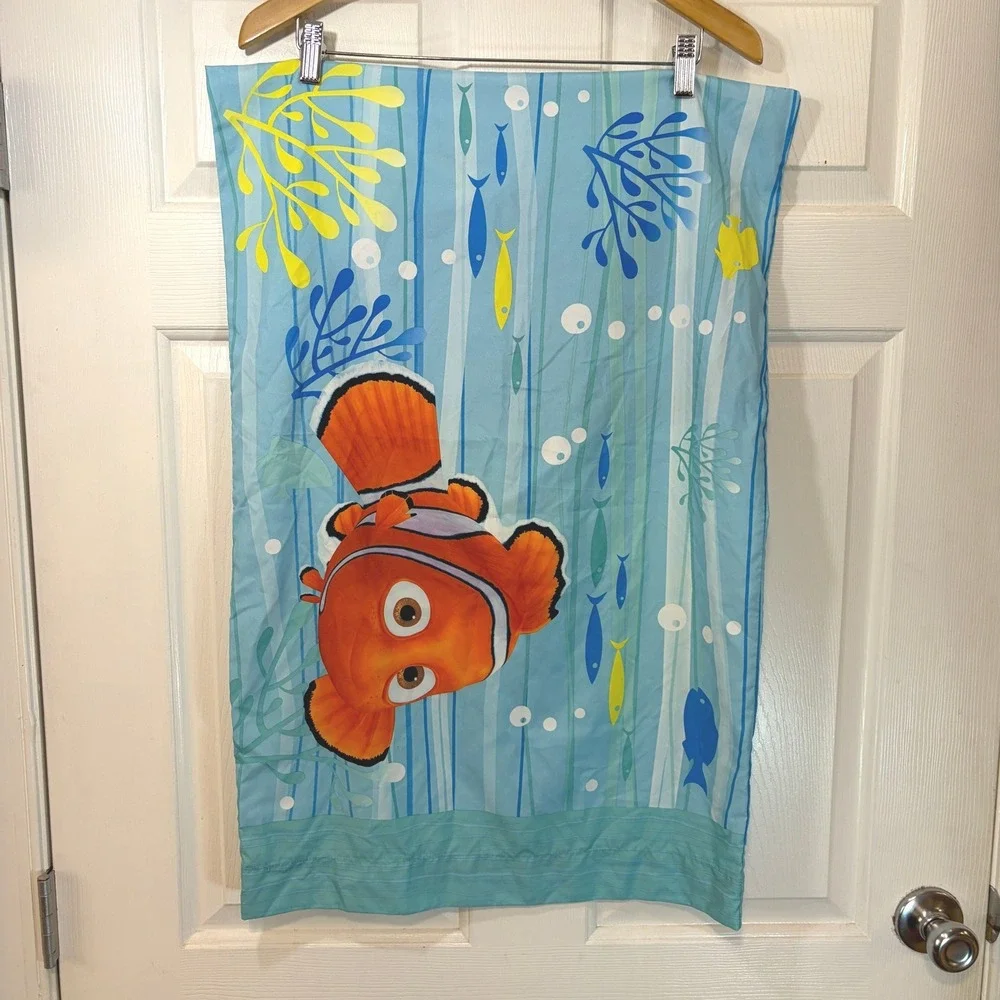 Disney Finding Dory Twin Bedding 3pc Set Blue Nemo Pixar Comforter Blanket Sheet